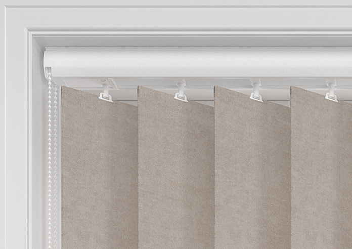 Flori Faux Suede (Blackout), Vapour - Vertical Blind - Image 9